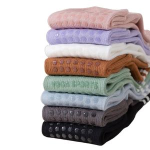 Calcetines de Yoga Pilates Ecológicos OEM, Tejidos, 95% Algodón, Otoño, Antideslizantes con Silicona, Antibacterianos, Largos, Transpirables, Deportivos - Product Image 5