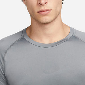 T-shirt de compression MMA personnalisé, vêtements de jogging, design respirant, manches longues, vêtements de sport, hauts à séchage rapide, respirant - Product Image 4