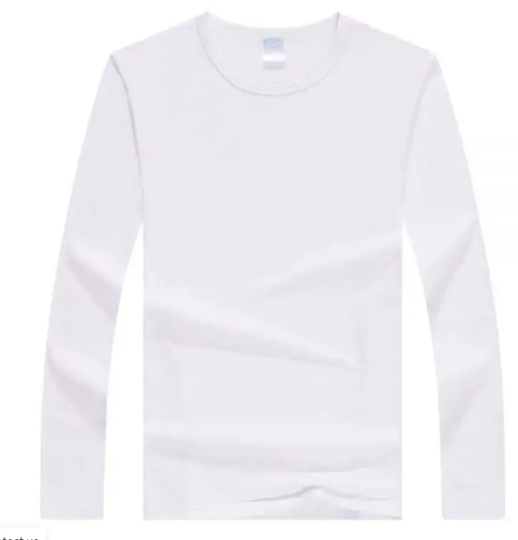 सभी सफेद थोक बिक्री उच्च गुणवत्ता वाले कपास/बांस फाइबर पुरुषों की टी-शर्ट