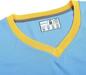 Conjuntos de uniformes de fútbol americano Ropa deportiva con cuello en V Kits de uniformes de fútbol americano con diseño de sublimación Tarifa al por mayor - Product Image 3