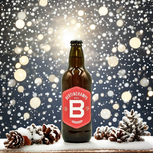 Hiver Beer Bertinchamps Belgian Brewery's Limited Edition 50cl Botella de cerveza de invierno con especias gratis y opción de bebida de hielo Navidad - Product Image 1