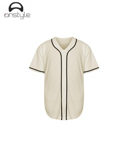 ชุดกีฬาเบสบอลของผู้ชายสไตล์ OnStyle เสื้อเจอร์ซีย์พิมพ์ลายซับลิเมชันสไตล์กระดุมเต็มผืนผ้าทนทานเหมาะสำหรับการฝึกซ้อม - Product Image 4