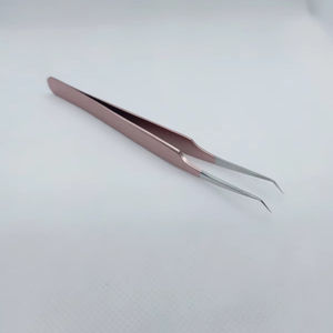 Juego de pinzas para pestañas de acero inoxidable personalizadas al por mayor de fábrica, buena calidad con punta puntiaguda para uso en cejas - Product Image 3