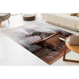 Tapis éléphant mignon, tapis de sol, tapis de bureau, tapis d'escalier, tapis de couloir, tapis à poils doux - Product Image 2