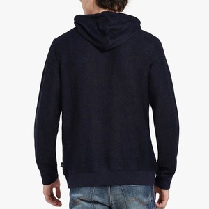 Sweats à capuche d'hiver à manches longues pour hommes de haute qualité couleur unie respirant 100% coton Logo personnalisé coupe ample Style de rue - Product Image 4
