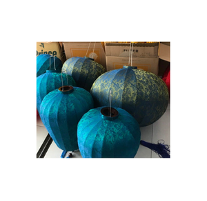 LANTERNE VIETNAMIENNE EN SOIE/BAMBOU/LANTERNE COLORÉE De 99 données d'or - Product Image 1