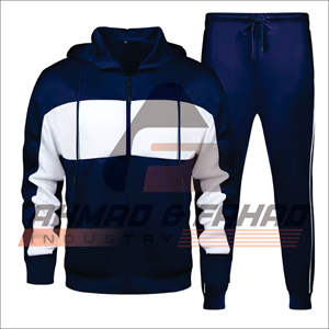 Conjunto Deportivo de Invierno para Hombre Excepcionalmente Cómodo, con Capucha, 100% Poliéster, Ligero, Cintura Elástica, Transpirable, Cálido para Clima Frío - Product Image 1