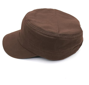 Gorra de Cadete Ajustable, Gorra de Béisbol Plana Unisex para Hombre y Mujer, 100% Algodón, Lona Transpirable, Moda Casual Deportiva - Product Image 4