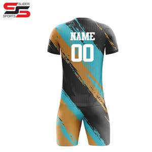 Nom d'équipe de football personnalisé uniformes de football pour les vêtements de sport/vente en gros fabriqués en usine ensembles d'uniformes de football - Product Image 2