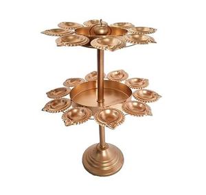Vente de Gros Décoratif En Métal Urli Diya pour Fleurs Flottantes Beau Diwali Bol Décoratif DiyaAu Meilleur Prix. - Product Image 3