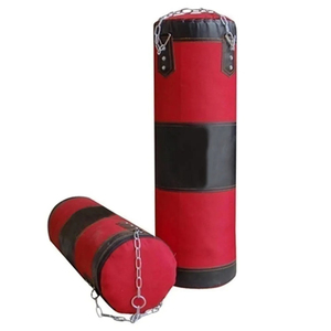 Saco de Boxeo Profesional de Cuero PVC Ecológico Ligero con Logotipo Personalizado, Relleno de Arena de Acero - Product Image 3