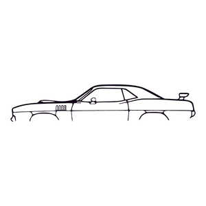 Images de voitures découpées au laser sur MDF 60 x 12 cm - Product Image 6