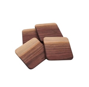 แผ่นรองแก้วไม้สี่เหลี่ยมคุณภาพสูง ทำมือ เป็นมิตรกับสิ่งแวดล้อม ทนทาน ดีไซน์ทันสมัย ปรับขนาดได้ ตกแต่งโต๊ะ รองแก้วเครื่องดื่ม - Product Image 1