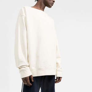 Best Selling Quality Casual Pullover <b>Men</b> <b>Sweatshirt</b> Blank <b>White</b> Color Customized logo <b>Sweatshirts</b> for <b>Men</b> - Product Image 6