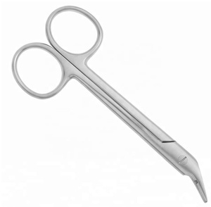 กรรไกรตัดลวดสแตนเลสแบบหนาพิเศษ 12 ซม. ที่จับเข็มแบบมุมเอียงอเนกประสงค์  ผิวสัมผัสสีทองบางส่วน  เครื่องมือผ่าตัดแบบใช้มือ - Product Image 3