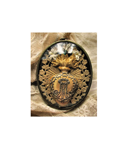 กล่องโลหะรูปหัวใจศักดิ์สิทธิ์สีทองขนาดใหญ่สำหรับตกแต่งบ้าน - Product Image 5