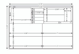 Benutzer definiertes 8,5 "x 5,75" verschreibung pflicht iges Laser etikett Apotheken etikett - Product Image 3