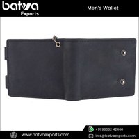 Penjualan Terbaik dompet pengendara sepeda kulit asli bergaya antik pria lipat berkualitas tinggi katun pendek penjualan laris Logo India RFID
