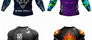 Conjunto de Rashguard de Compresión de Manga Larga Ecológico Personalizado Unisex para Deportes de Lucha BJJ y MMA - Product Image 5