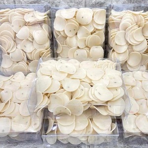 Galletas de Camarón Seco Blanco Lechoso en Bolsa para Adultos, Comida Africana Halal Musulmana para Cocinar - Product Image 3