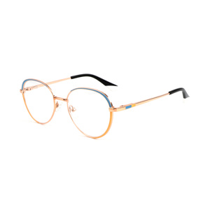 Mới thời trang chống ánh sáng màu xanh vàng Khung kính đọc sách mô hình rắn màu phong cách - Product Image 5