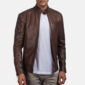 Veste en cuir pour hommes à impression numérique Meilleur design Vente à chaud Meilleure tendance Bon marché Veste en cuir entièrement personnalisée pour hommes - Product Image 6