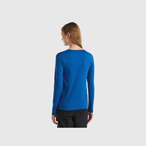 Camiseta de talla personalizada para mujer de secado rápido y transpirable con mangas completas al por mayor blusas y camisas personalizadas en blanco - Product Image 2