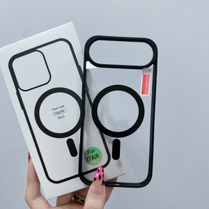 Funda de Carga Inalámbrica Transparente de Acrílico Premium a Prueba de Golpes para 16 Pro Max/ Antipolvo y Antiarañazos, <span class=keywords><strong>10</strong></span> Colores - Product Image 2