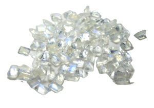 Piedra lunar de arcoíris Natural de Grado Superior 100%, tamaño calibrado, piedra preciosa de cabujón preciosa suelta para uso en la fabricación de joyas, venta al por mayor, OEM - Product Image 2