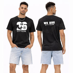 Camiseta Deportiva Personalizada al por Mayor para la Copa Mundial de Fútbol 2026, Color Rojo, con Gráficos Deportivos Personalizados, para Fanáticos, con Cuello Redondo y el Nombre del Equipo - Product Image 3