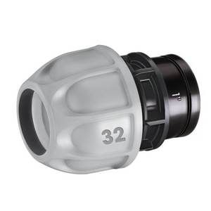 Conector de Agua para Jardín Claber RAINJET 90374 F de Polietileno, Conexión Roscada de 1 Pulgada, Sistema de Riego - Product Image 1