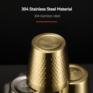 Tasse en acier inoxydable de taille personnalisée de qualité supérieure martelée à la main avec couvercle dernière conception tasse pour bière café verres fabriqués à la main - Product Image 6