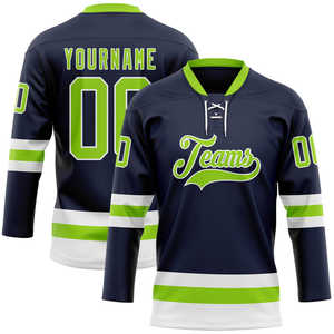 Práctica de hockey sobre hielo en blanco Jersey League Jersey Team Jersey EE. UU. Y Europa - Product Image 1
