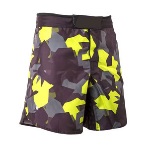 Ropa deportiva MMA de poliéster 100% personalizada, pantalones cortos de lucha informales de secado rápido para hombres y mujeres para artes marciales y boxeo - Product Image 1