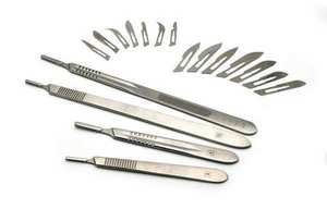 Manche de scalpel manuel professionnel n° 3 instruments médicaux réutilisables de qualité médicale certifiés CE, disponibles en OEM, en acier inoxydable - Product Image 4