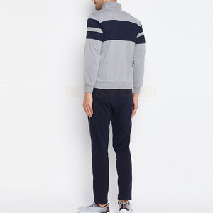 Chándales de invierno de talla grande para hombre, recién llegados, ropa ecológica de dos piezas de color sólido para deportes de invierno, diseño transpirable - Product Image 5