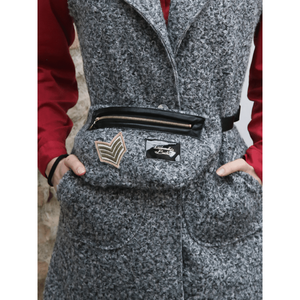 Riñonera deportiva con logotipo personalizable de BAGUILLA, poliéster y lona duraderos con cierre de cremallera, resistente al agua para uso en exteriores - Product Image 2