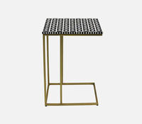 Table basse grande taille pour salon, peinte à la main, design personnalisé, style tendance, export, nacre, mobilier pour maison et hôtel