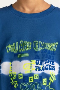 Sudaderas divertidas con estampado de eslogan para niños, jerséis de algodón con gráfico lúdico para ropa informal - Product Image 2