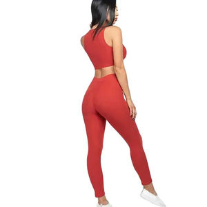 Conjuntos de Yoga para Mujer de Talla Grande, Diseño Nuevo, Alta Calidad, 2 Piezas, Transpirables, de Secado Rápido, Ropa Deportiva para Gimnasio - Product Image 5