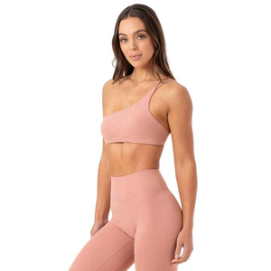 Soutien-gorge de sport à une épaule à la mode confortable et léger pour vêtements actifs et décontractés grande taille Style simple respirant - Product Image 4