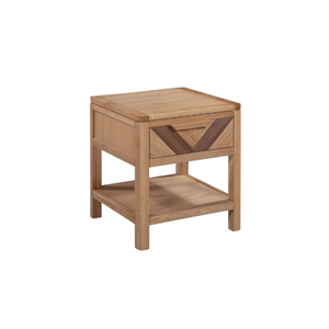 MARS Lámpara de madera Mesa 1 cajón Muebles de dormitorio Juego de dormitorio Diseño moderno de proveedor vietnamita - Product Image 1