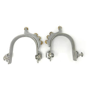 Espuelas de equitación de acero inoxidable de alta calidad personalizables para botas de vaquero Productos de circunferencia equina de calidad - Product Image 2