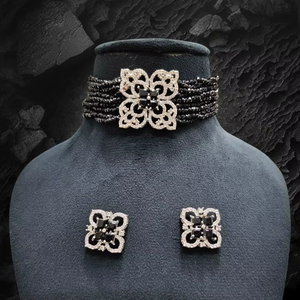 ชุดสร้อยคอออกแบบแฟชั่นประดับเพชรที่มีชื่อเสียงของชาวอเมริกันเครื่องประดับแฟชั่นอินเดียสำหรับผู้หญิงและเด็กผู้หญิงชุดปาร์ตี้ - Product Image 1