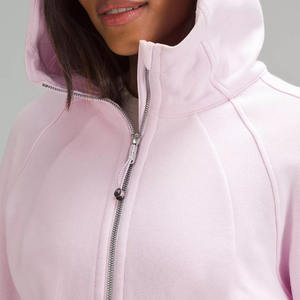 Sudadera Corta de Punto con Logotipo Personalizado para Mujer, 100% Algodón, Felpa, Estilo Oversize, con Insignia - Product Image 3