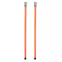 1 paire de marqueurs de guide de chasse-neige orange de 24 "62595 pour chasse-neige occidentale