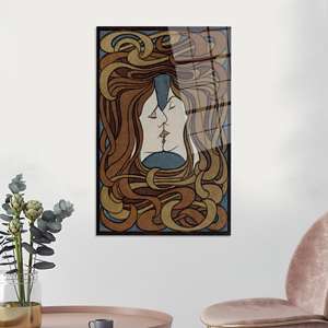 Tableau sur toile Couple de Lions : Impression Reine et Roi de la faune, ART SUR VERRE TÉRMÉTRAL - Product Image 1