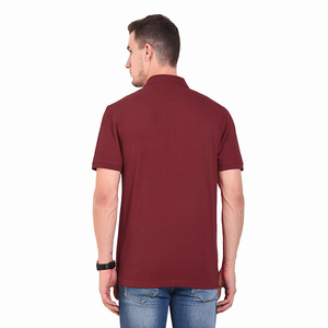 Meilleur design de polos à manches courtes pour hommes en coton léger/polyester à motif solide - Product Image 2