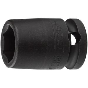 Hazet 3/8'' 6-Point Square <b>Impact</b> <b>Socket</b> with Traction Profile - Product Image 1