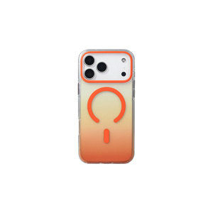 Édition Or pour MagSafe Compatible avec iPhone 17 Pro Max Coque Transparente Dégradé de Couleur MRSA Toros Housse en Silicone Translucide - Product Image 4